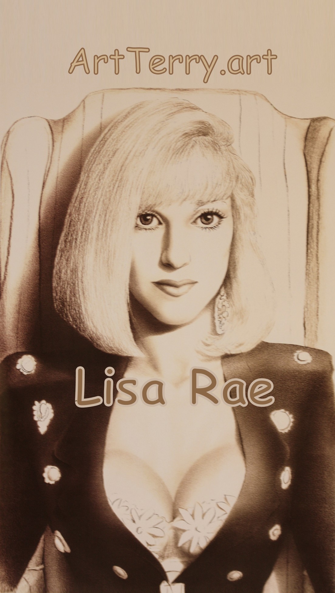 Lisa Rae Art Poster by Art Terry